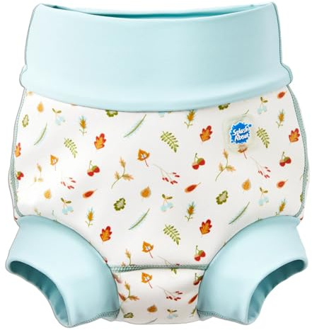 Splash About Happy Nappy Duo återanvändbar badblöjor, små ekollon, 6-12 månader
