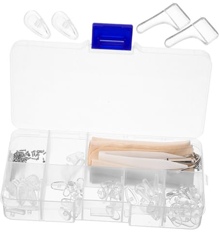 Beavorty Nasenpads Aus Silikon Für Brillen Brillenteile Und Nasenschutz Rutschfeste Nasenstützpads Geeignet Für Sonnenbrillen Und Verschiedene Brillenfassungen