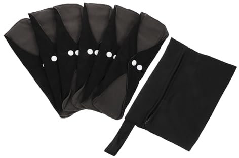 TOVINANNA Wiederverwendbare Menstruationsbinde Waschbar Und Atmungsaktiv Mit Druckknöpfen Für Einfache Anwendung Geeignet Für Reisen Sport Und Täglichen Gebrauch Sichert Komfort Und Sauberke