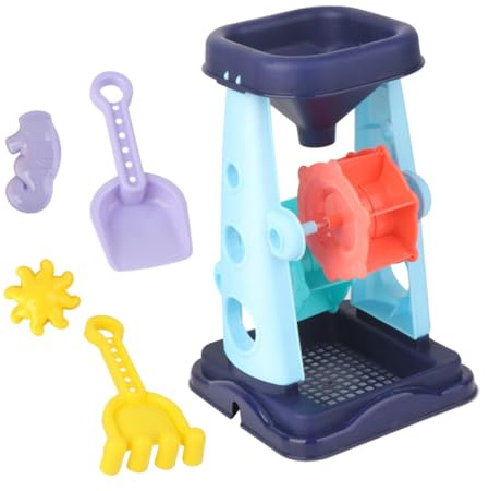 Gatuida 5 pièces Set de Jouets de Sable pour Garçon Fille Pelle et Outils Créatifs pour Plage et Bac à Sable Couleurs Aléatoires Adapté Aux Tout-Petits pour Activités Couleur Aléatoire