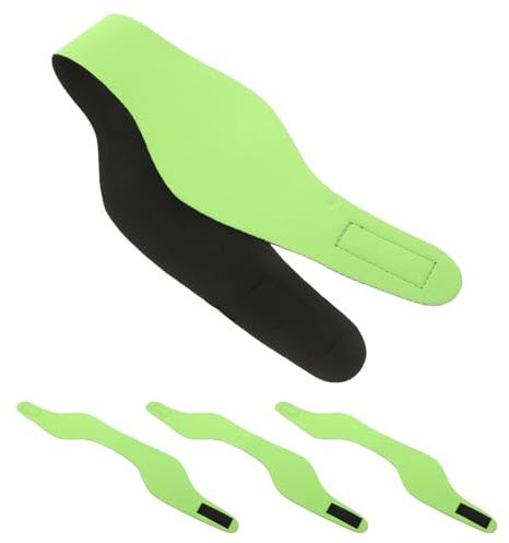 UPKOCH 4Er Pack Ohrstöpsel Zum Schwimmen Für Erwachsene Schwimmstirnbänder Für Damen Dusch Ohrstöpsel Wasserdichtes Schwimmstirnband Grünes Schwimmstirnband Mit Ohrstöpseln