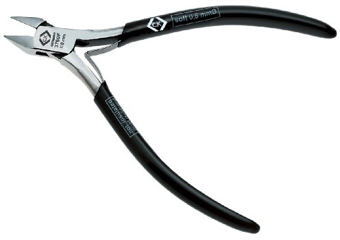 C.K T3780F Pince coupante diagonale 110 mm Tête pointue avec micro-chanfrein
