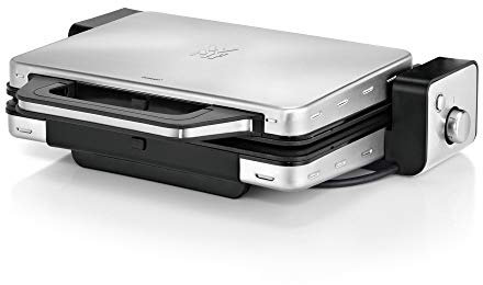 WMF Lono Kontaktgrill 2-in-1, Tischgrill, Grillplatten spülmaschinenfest, 2100 W