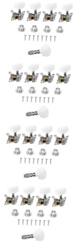 Abaodam 4 Sets Banjo Tuning Pegs Keys Guitar Tuners Clip for Banjo Tuning Machine