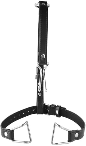 BFLaiCai Gancio Per Bocca Gancio Per Naso Cintura Regolabile Per Bavaglio Per Bocca Bondage Erotico Restrizioni Anello Di Bloccaggio Per Bocca Bavaglio Fetish Schiavo SM Gioco Sessuale BDSM