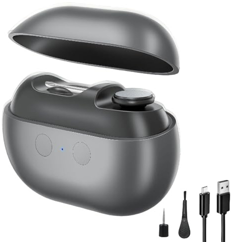 Coupe-ongles automatique, polisseuse électrique à chargement de Type C (gris clair)