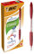 BIC 887133 Druckkugelschreiber Atlantis Classic (0.32 mm, Schachtel à 12 Stück) rot
