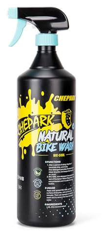 Nano bike Cleaner with Easy Spray Applicator - Bike Wash Fast Acting Cleaner for Oil, Grease and Dirt Removal - Bike Cleaner for All Surface Types (1000ml)