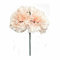 Flor compuesta por 2 claveles (MARFIL)