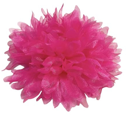 Asudaro Blombrosch nålblomma, 1/4 st handgjord stor tygbrosch stor tygnål retro knappblomma för kvinnor, tillbehör till broscher, 1PCS, rosett