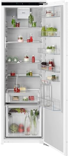 AEG Einbau-Kühlschrank 178cm, Serie 6000 DynamicAir: gleichmäßige Kälteverteilung auf allen Ebenen, Kühlaum 310L, SoftClosing, LCD-Display, Schnell-Kühlen-Funktion, Türalarm, Festtür, TK6DS181DC