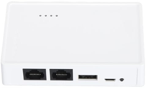 Server di Stampa Wireless da 480Mbps Server di Stampa Wireless USB, modalità Standalone Wireless Cablata con Ponte LAN da 10/100Mbps, Compatibile con Stampanti/per OS X,