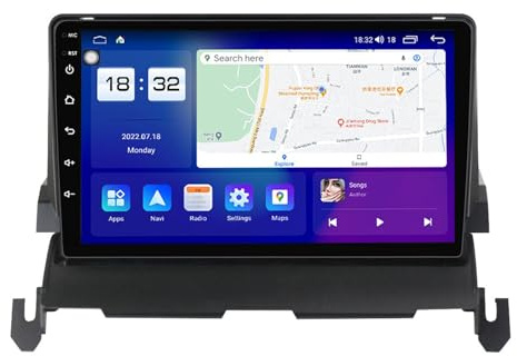 Android 14 2 Din Car Radio Stereo For Dodge Journey 2009-2012 9 Inch Touchscreen Car Radio Car Accessories Multimedia Video Player Support Wifi FM Bluetooth Steering Wheel Control(T1 8Core 8