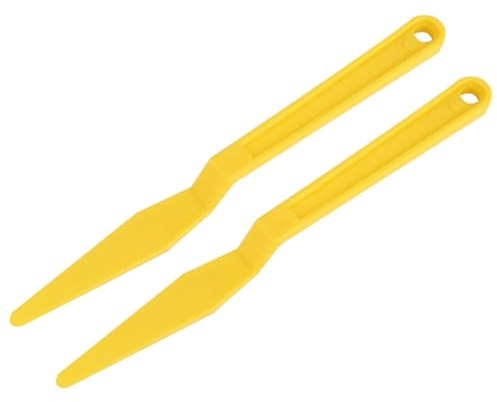 ROMISBABA 2 pezzi Strumento per Pellicola Auto Spatola in Ergonomica per Chiusura e Rifinitura Film Adesivi Leggero e Portatile per Avvolgimento e Guarnizioni