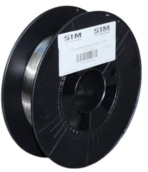 STM Schweißtechnik Edelstahl-Schweißdraht VA V2A 308L 1.4316 0,8 mm 0,5-15 kg MIG MAG Niro Inox STM Durchmesser 0,8 mm D200 2 kg