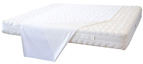 SIREBUY Traversa Coprimaterasso in Cotone Spesso 80x120 cm Protezione per Lettino e Culle Grandi Durante lo Spannolinamento - Impermeabile, Lavabile, Morbido e Anallergico (Confezione 1 pz)