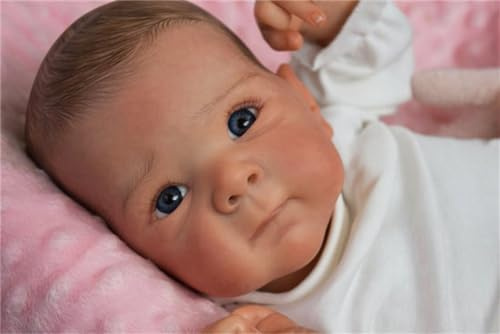 Zero pam Reborn Baby Lebensechte 45CM Babypuppen Puppe Wie Echtes Baby Echte Babypuppe Newborn Reborn Puppe