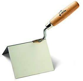 Truelle pour angle extérieur inox 120x97mm