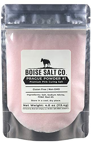 Boise Salt Co. Prague Powder #1 Premium Pink Curing Salt - 4 oz Resealable Pouch