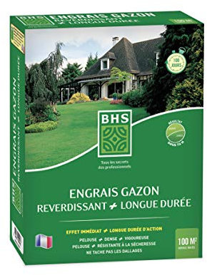 BHS OPA3 Engrais Longue Duree Et Reverdissant | 3 kg | Soit 100 m² | Plantes Aromatiques Au Feuillage Vert Et Bien Dense.