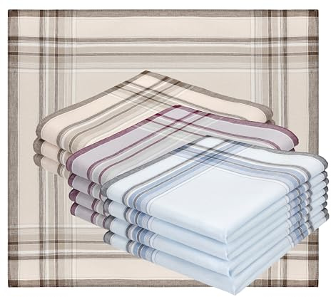Betz 12 Stück Herren Stoff Taschentücher Set MARTIN Größe 40 x 40 cm 100% Baumwolle