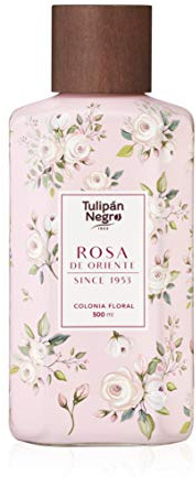 Tulipán Negro - Eau de Toilette Rosa de Oriente, Fragancia Floral Intensa y Exótica, Perfume Elegante para Uso Diario, 500 ml