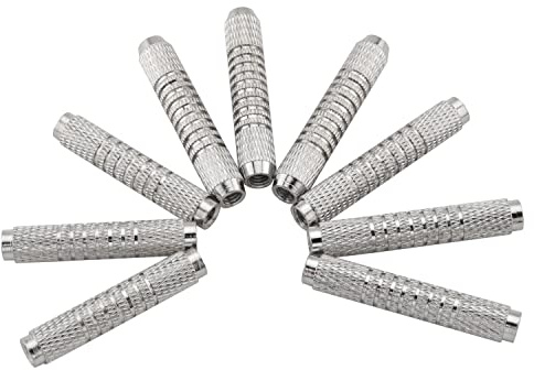DGHAOP 9 Stück 10 g 12 g 14 g Dart Barrels Ersatz-Set Silber
