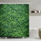 Simpomsy Green Leaf Wall Outdoor Garden Theme Shower Curtain Outdoor Shower Curtain For Garden Summer Garden Decoration Bath Curtain With 12 Hooks 200x180cm
