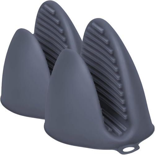 Pack de 2X Manoplas de Horno Silicona VAZCAN® | Guantes para Cocina, Accesorios Ideales para Freidora de Aire, Duraderos y Resistentes a Altas Temperaturas, Flexibles, Adherentes y Fáciles de Lavar.