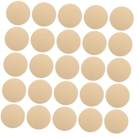 ULDIGI 25stücke Runde Bastelpapiere Kraftpapier Zeichenfläche Für Zeichnungen Kartengestaltung Und Kreative Projekte