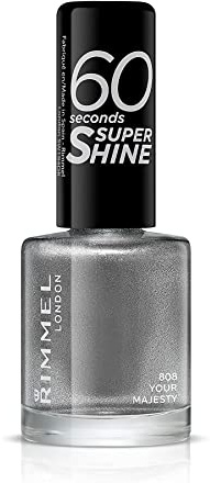 Rimmel 60 Seconds Super Shine Nail Polish - 8 ml, Your Majesty