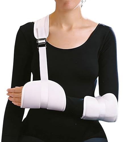 Rolyan C.V.A. Sling, Universal Hemi Sling for Shoulder, Hand, & Arm, Shoulder Sling for Men & Women, Padded Shoulder Brace with Strap for Abduction, Arm Sling for Dislocated Shoulder or Broken Arm
