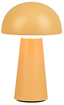 Reality Leuchten LED batteri utomhus bord Lennon R52176183, plast illuminate gul, inkl. 2 x watt LED, touch-dimmer