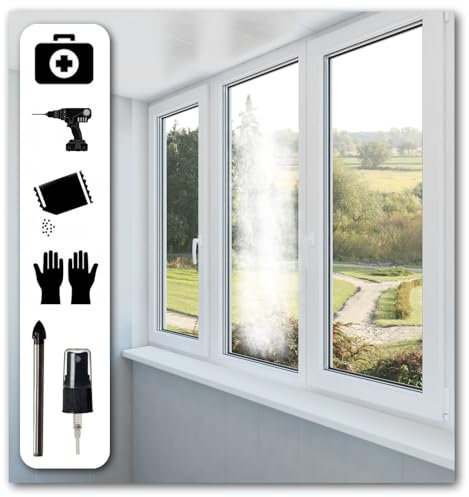 2 x Window Repair Kit Clears trapped Condensation Inside Your Failed Double Glazing Window Unit.