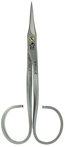 Gifaz - Tijeras ''Spira'' de manicura y pedicura para piel, 3.5''