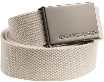 Urban Classics Canvas Belt – Unisex Gürtel aus robustem Polyester mit Metallkoppelschnalle, individuell kürzbar & verstellbar, ideal für Jeans, Cargo & Streetwear Looks