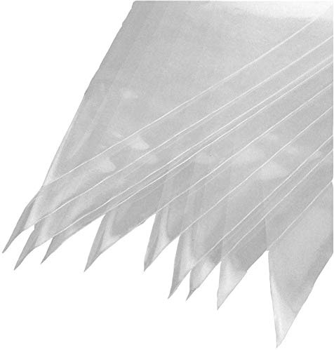 Disposable Dual Icing Piping Bags 10 Pack for Decorating Cakes Buns and Cupcake