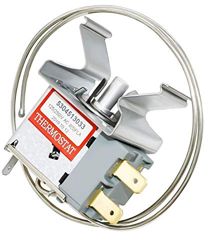 5304513033 Refrigerator Temperature Control Thermostat by Romalon Fit for Frigi-daire Kenmore Replaces 297216037 5304503436 216715200 297216033 216715201 216715203 297053873