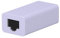 Adaptador Prolongador Cables RJ45 de Red Ethernet Hembra - Hembra Blanco