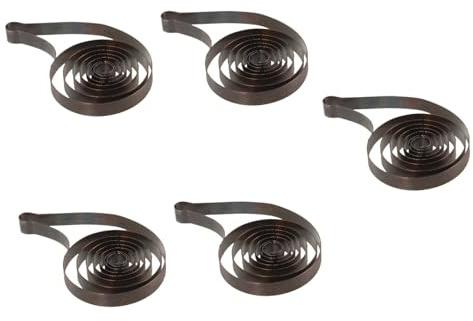 Warmhm 5St Zubehör für mechanische Wecker Ersatz-Mechanikteil für Wecker Alarm Mechanisches Uhrenteil Uhrwerk Hauptfedern Uhrwerk Reparaturteile Mechanisches aus Metall Weckerfedern