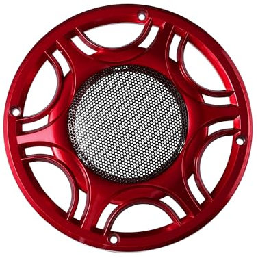 A ABSOPRO Auto Lautsprecher Grill Abdeckung Mesh Woofer Schutz Metall Rot 6.89 Artikelaustausch