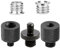 QIBZI Adaptadores de trípodes para prismáticos,Adaptadores de trípode de aluminio, adaptadores de rosca de 1/4 a 3/8 y de 3/8 a 1/4 para cámaras, micrófonos y accesorios de fotografía