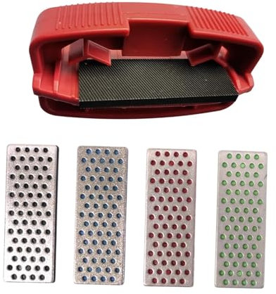 Perfeclan Ski Side Edge Tuner Ski Wartungstools Snowboard Edge Diamond File -Geräte zum Polieren von Hobbyisten