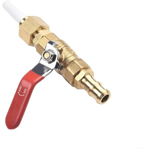 Valve Type Sandblaster Tool with Brass Ball Valve and Connector for Rust Removal and Treatment in Automotive Restoration and