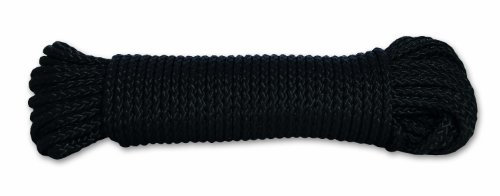 Chapuis - Corde Polypropylène Tressée - Résistance à la Rupture Indicative 100 kg - Diamètre 2,8 mm - Longueur 10 m - Noir