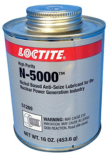 Loctite 51269 LB N-5000 High Purity Anti-Seize Brush Top Can, 1 lb.