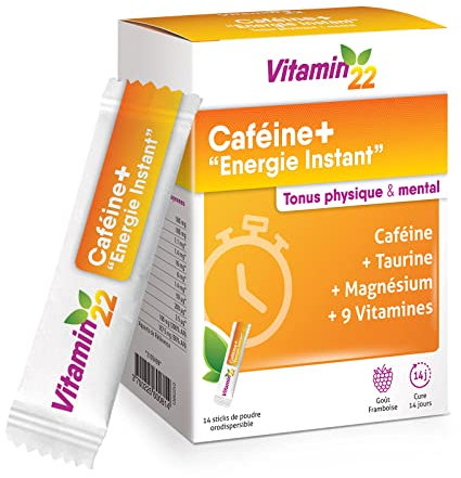 Vitamin'22 Caféine+ Energy Instant 14 sticks