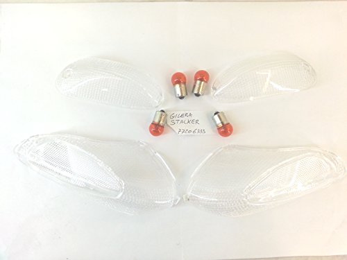 RMS KIT 4 GEMME FRECCE TRASPARENTI STALKER - CON 4 LAMPADINE OMAGGIO