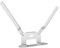 PureMounts PM-SOM-081 para montaje directo en TV, compatible con la barra de sonido SONOS BEAM, carga útil: 5 kg, blanco