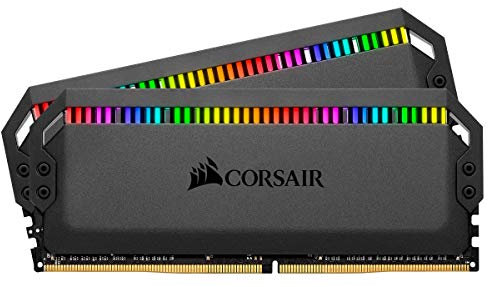 Corsair Dominator Platinum RGB 64 GB (2 x 32 GB) DDR4 3600 (PC4-28800) C18 1,35 V – Schwarz